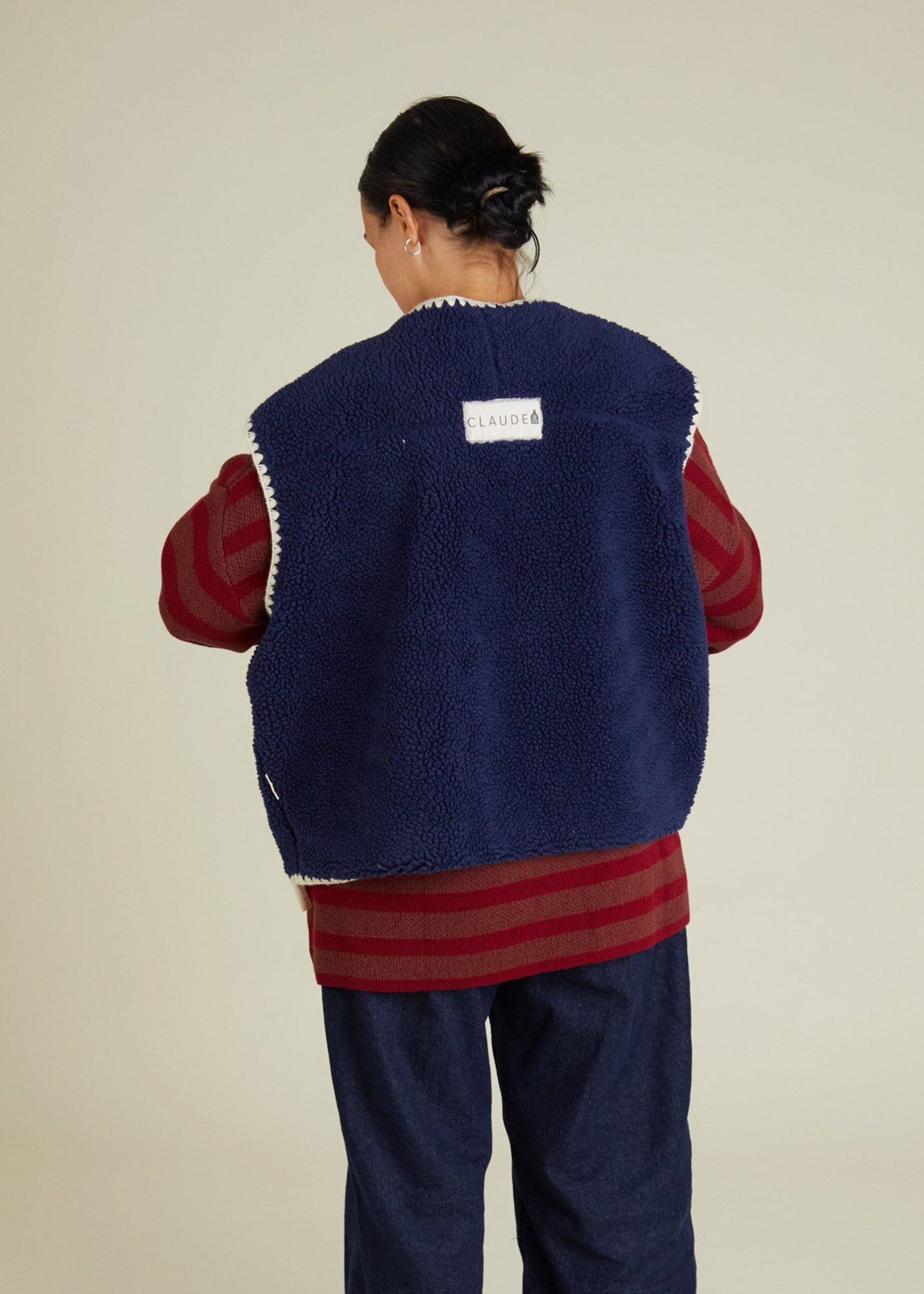 Amos Midnight Folk Gilet Adult - back