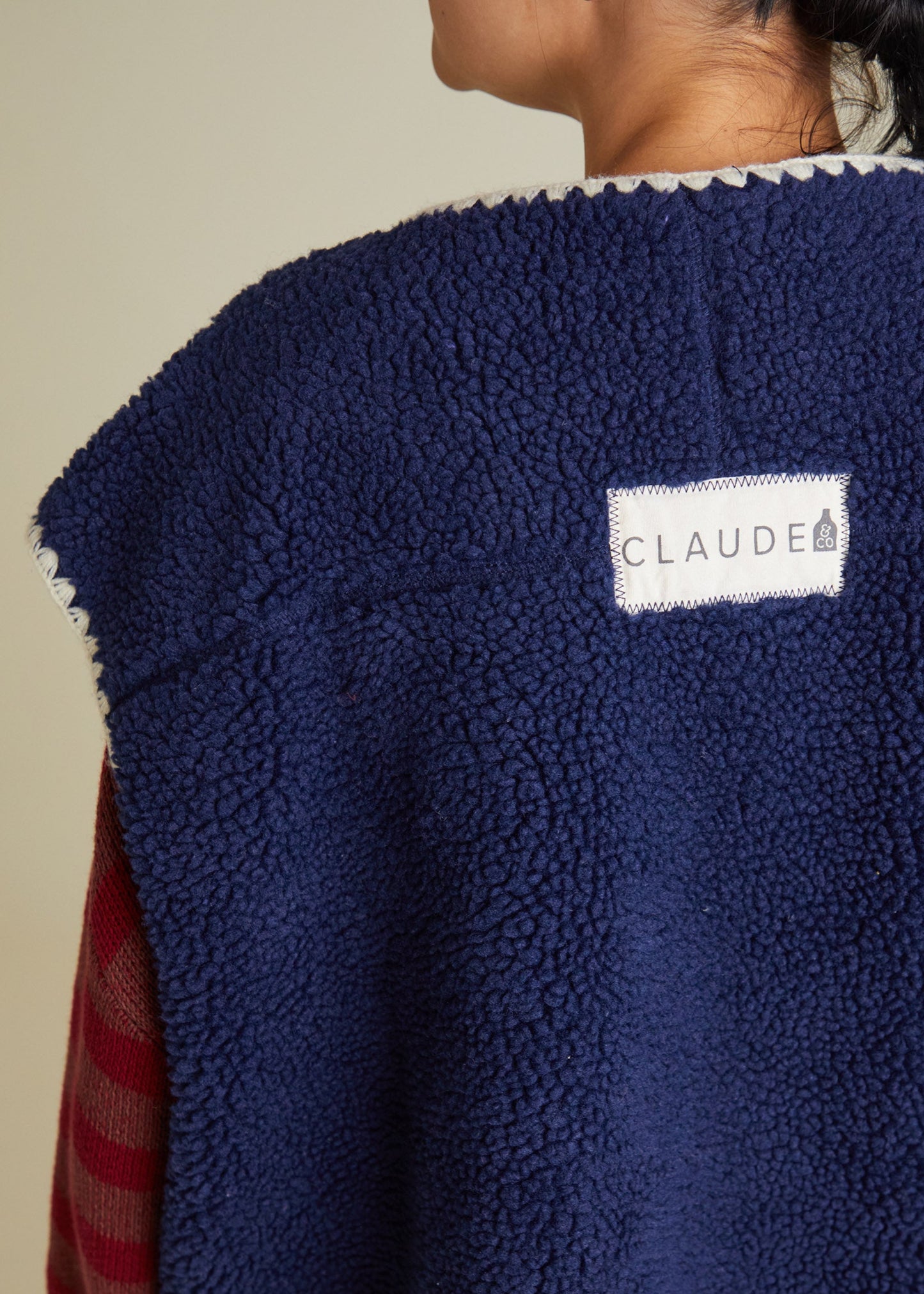 Amos Midnight Folk Gilet Adult - back label