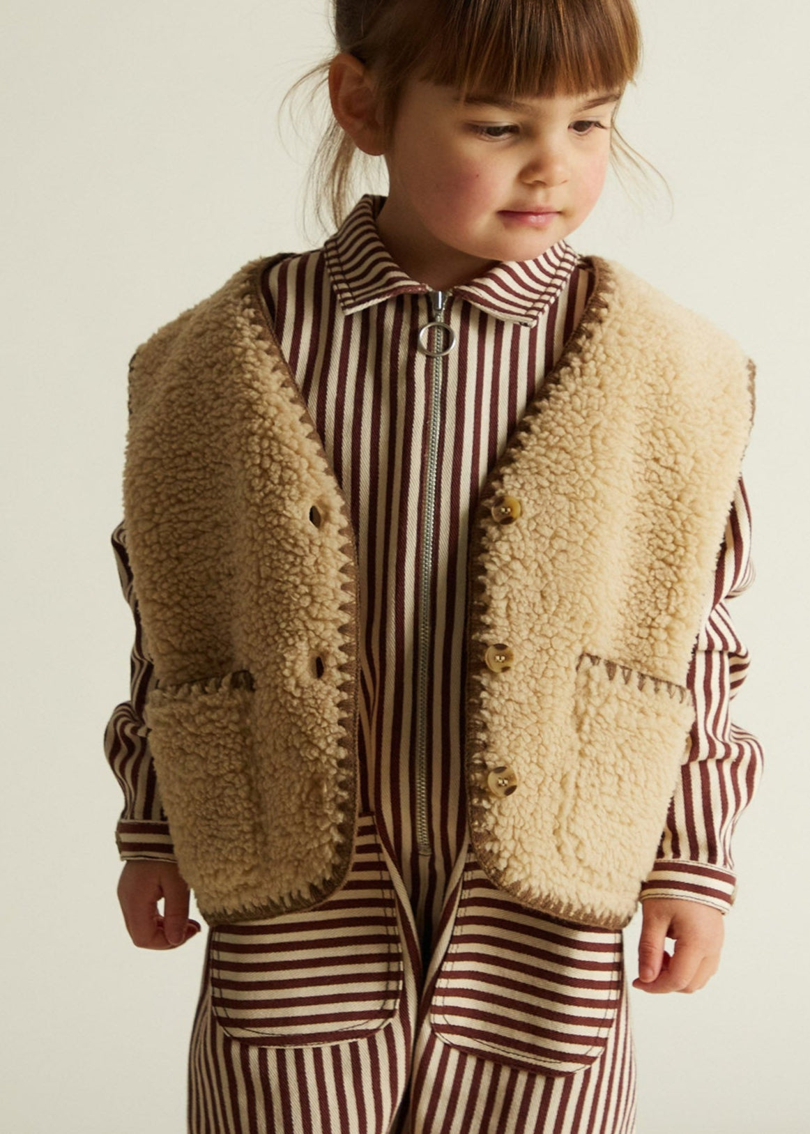 Amos Sand Folk Gilet - main