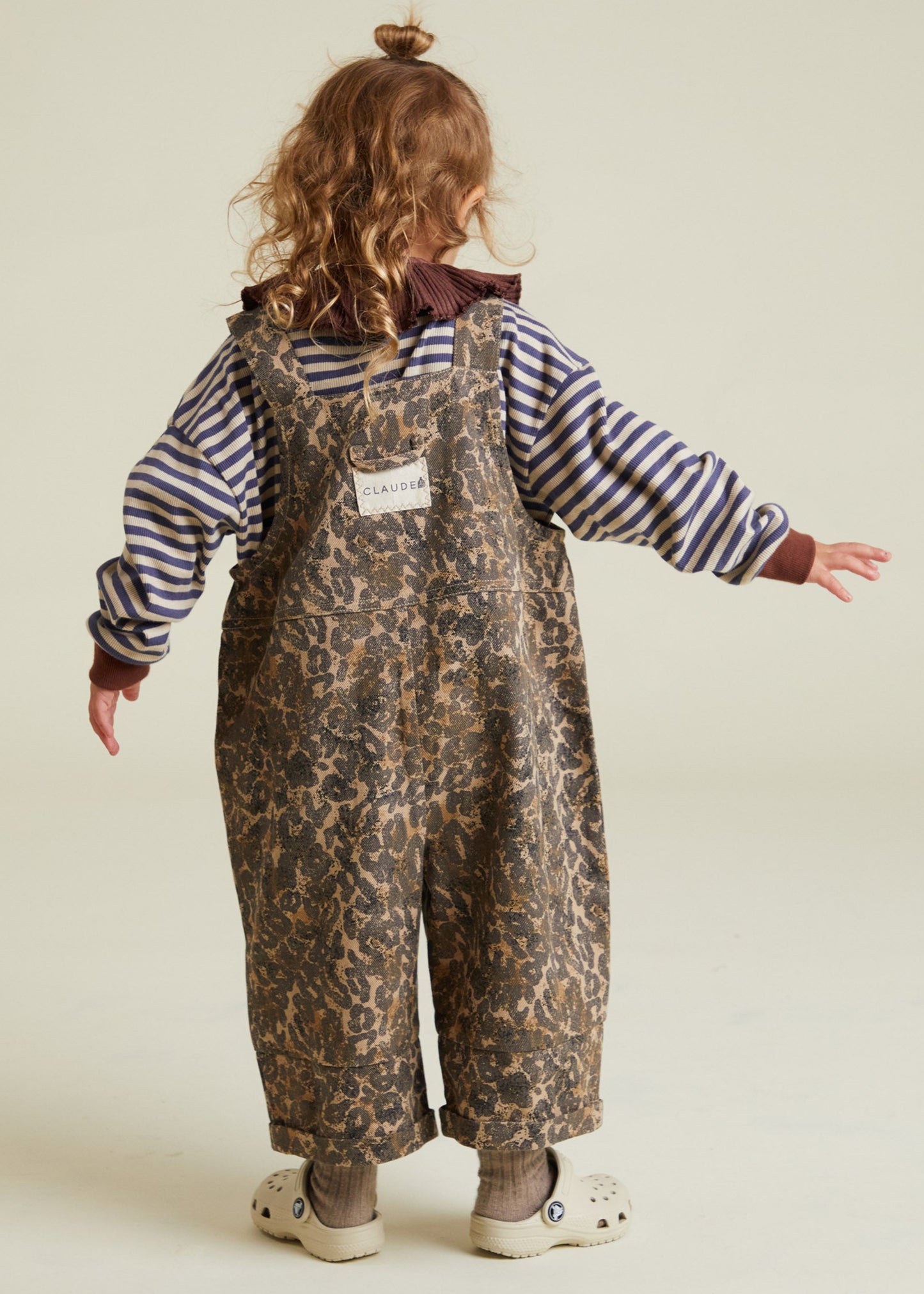 Blythe Leopard Dungaree - back