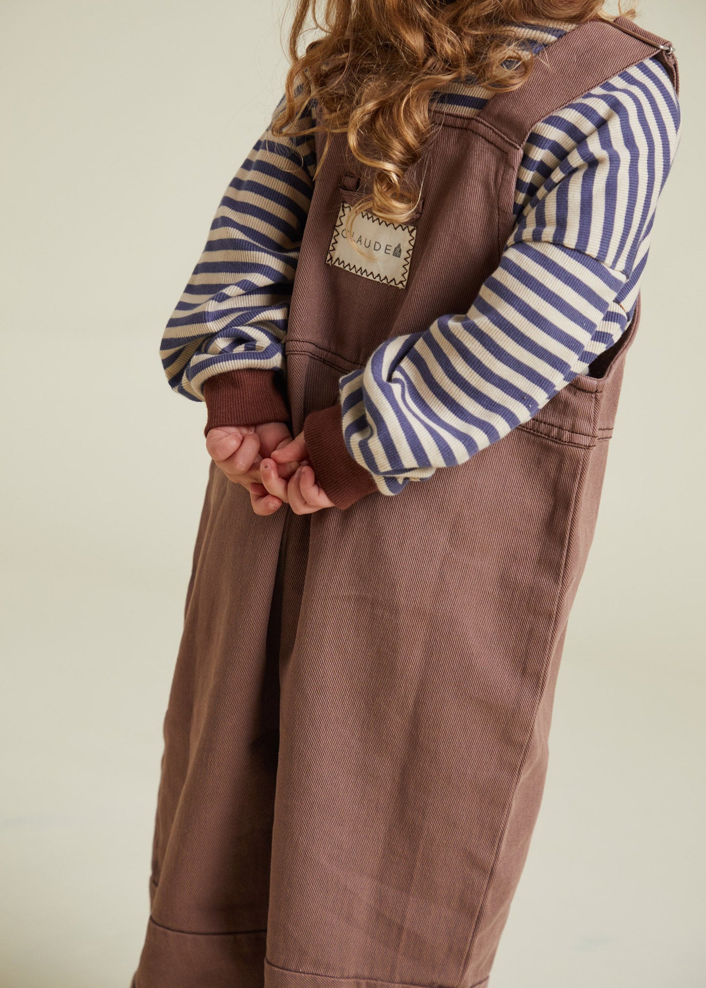 Blythe Washed Coco Dungaree - back detail