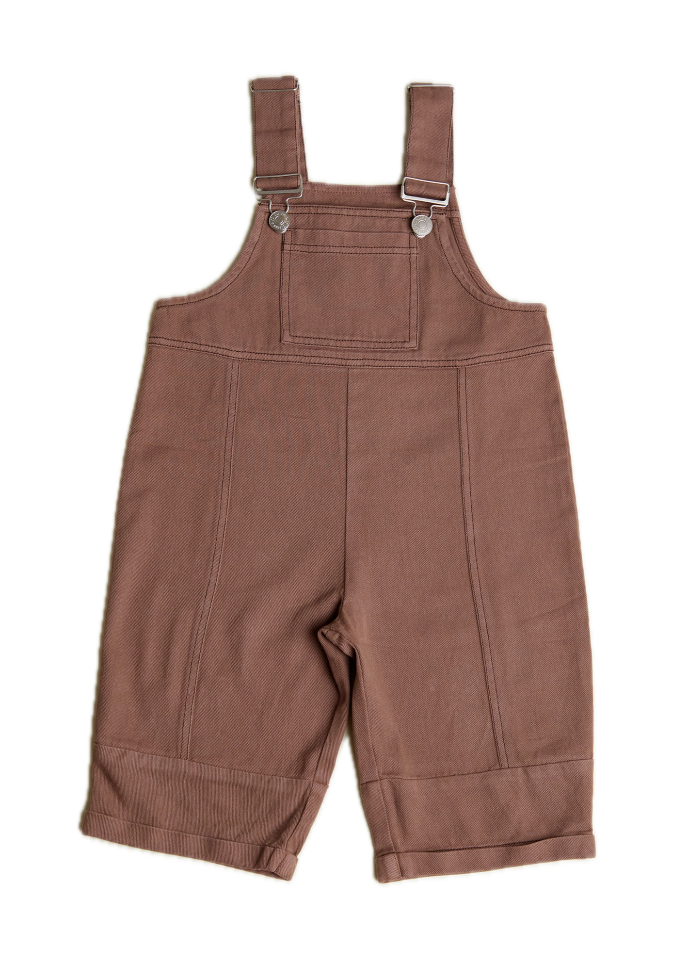 Blythe Washed Coco Dungaree - flat lay - front