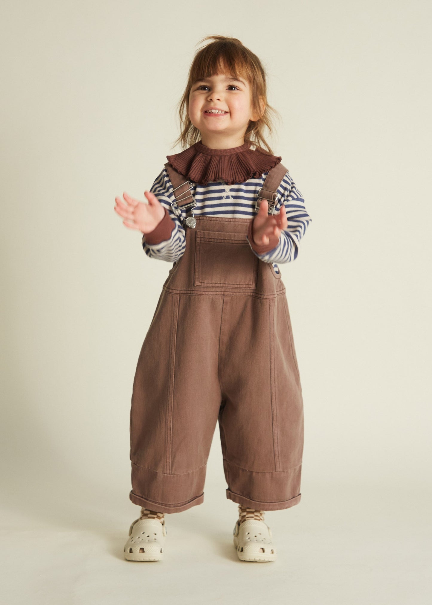 Blythe Washed Coco Dungaree - front