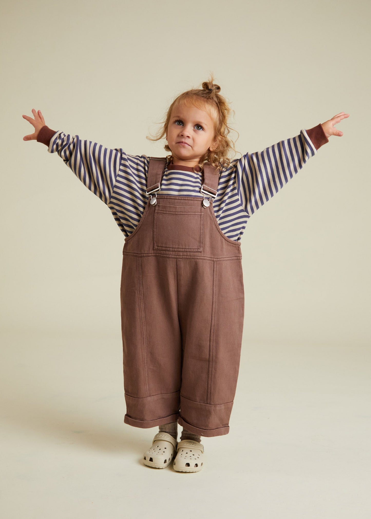 Blythe Washed Coco Dungaree - front full
