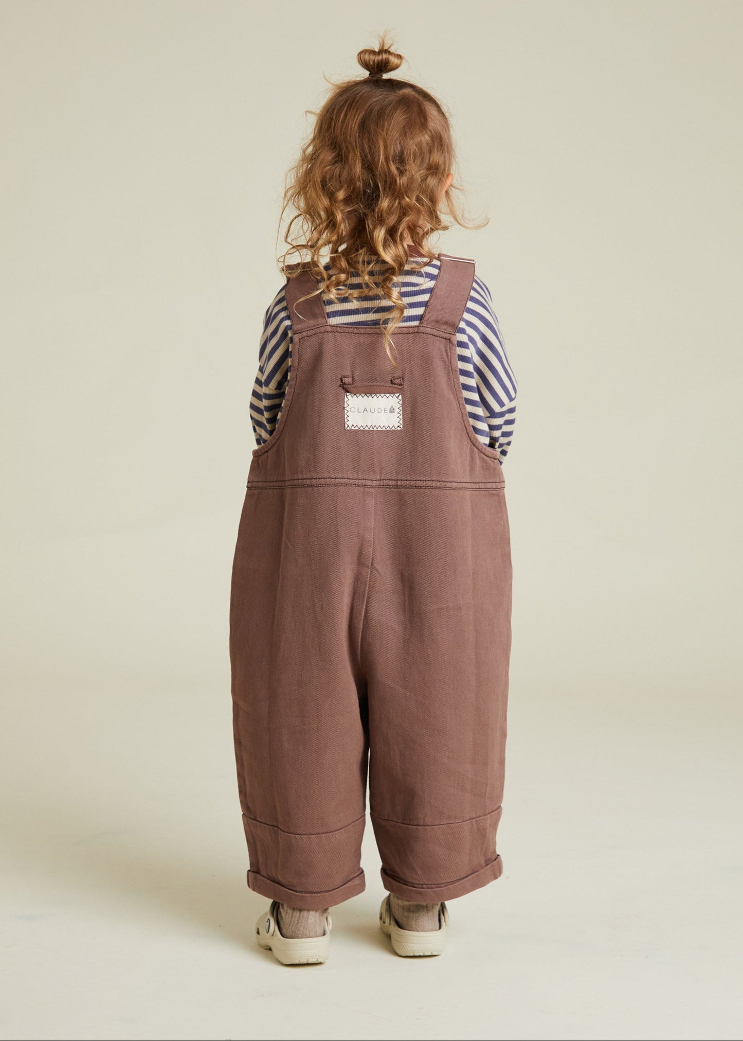 Blythe Washed Coco Dungaree - full back