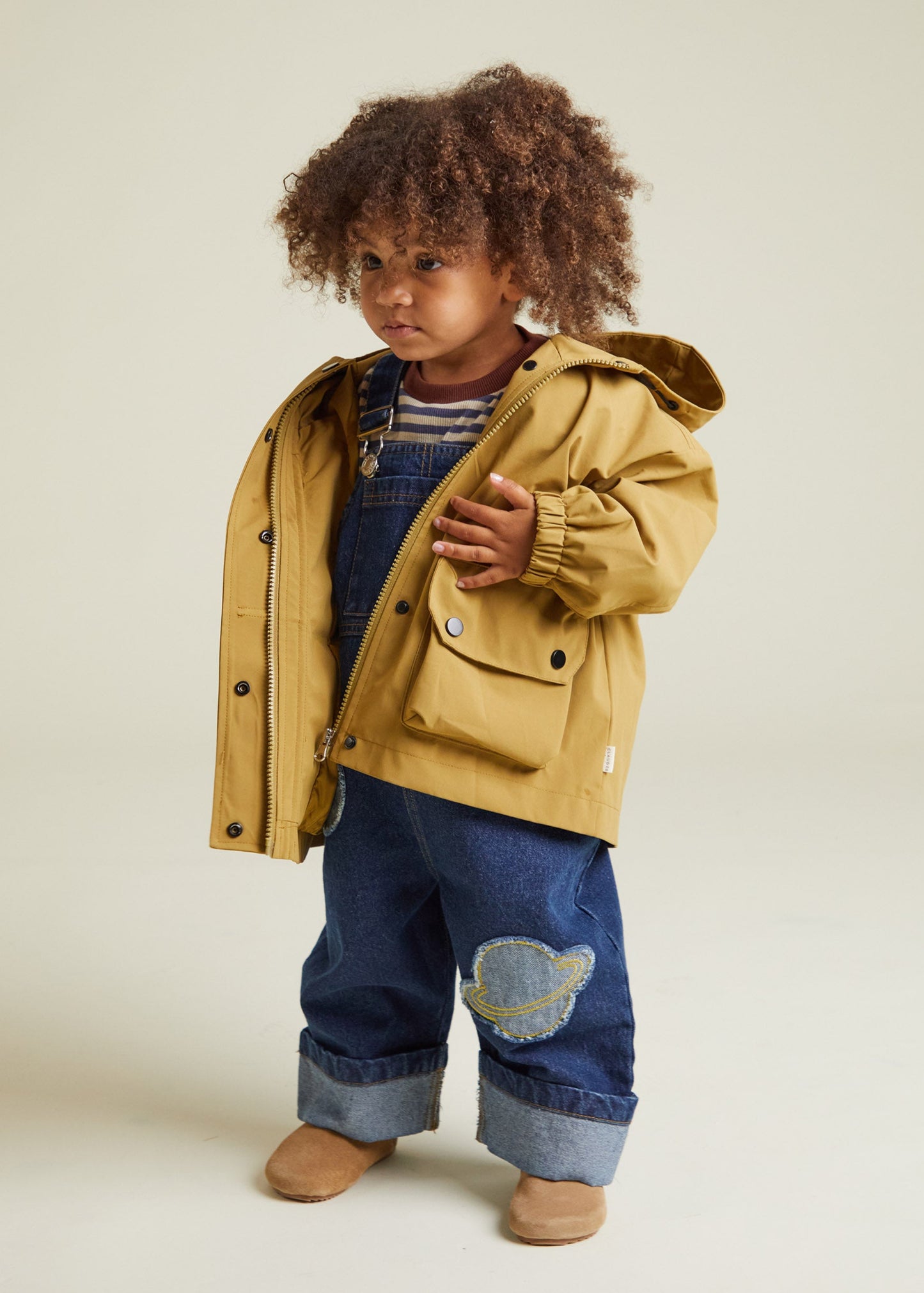 Brooke Honey Rain Jacket - pocket