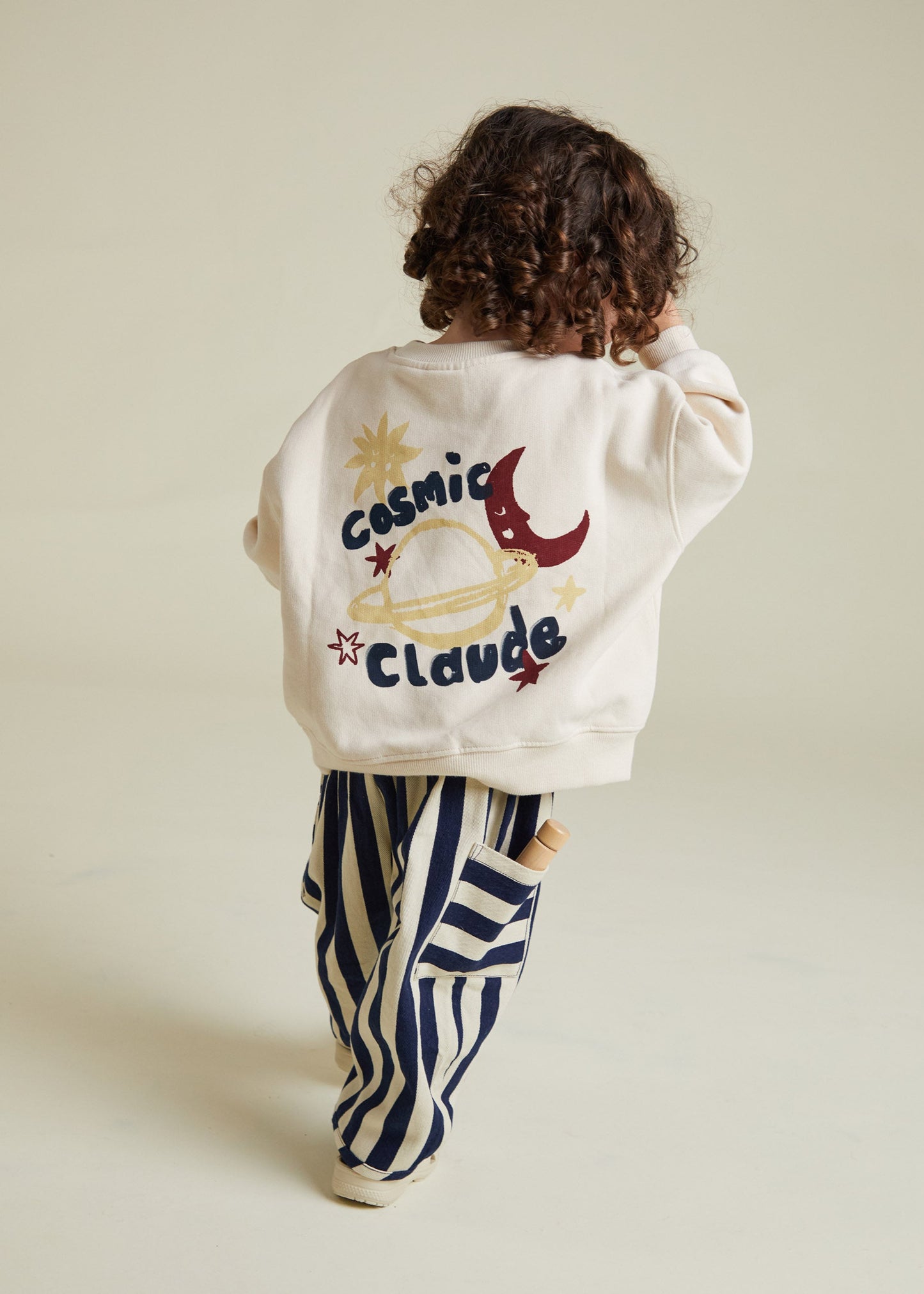 Carner Ecru Cosmic Sweat - back full