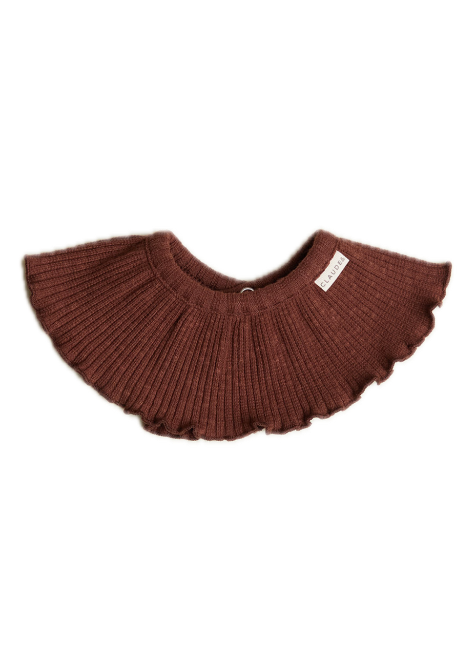 Bobbi Plum Collar Bib - flat lay