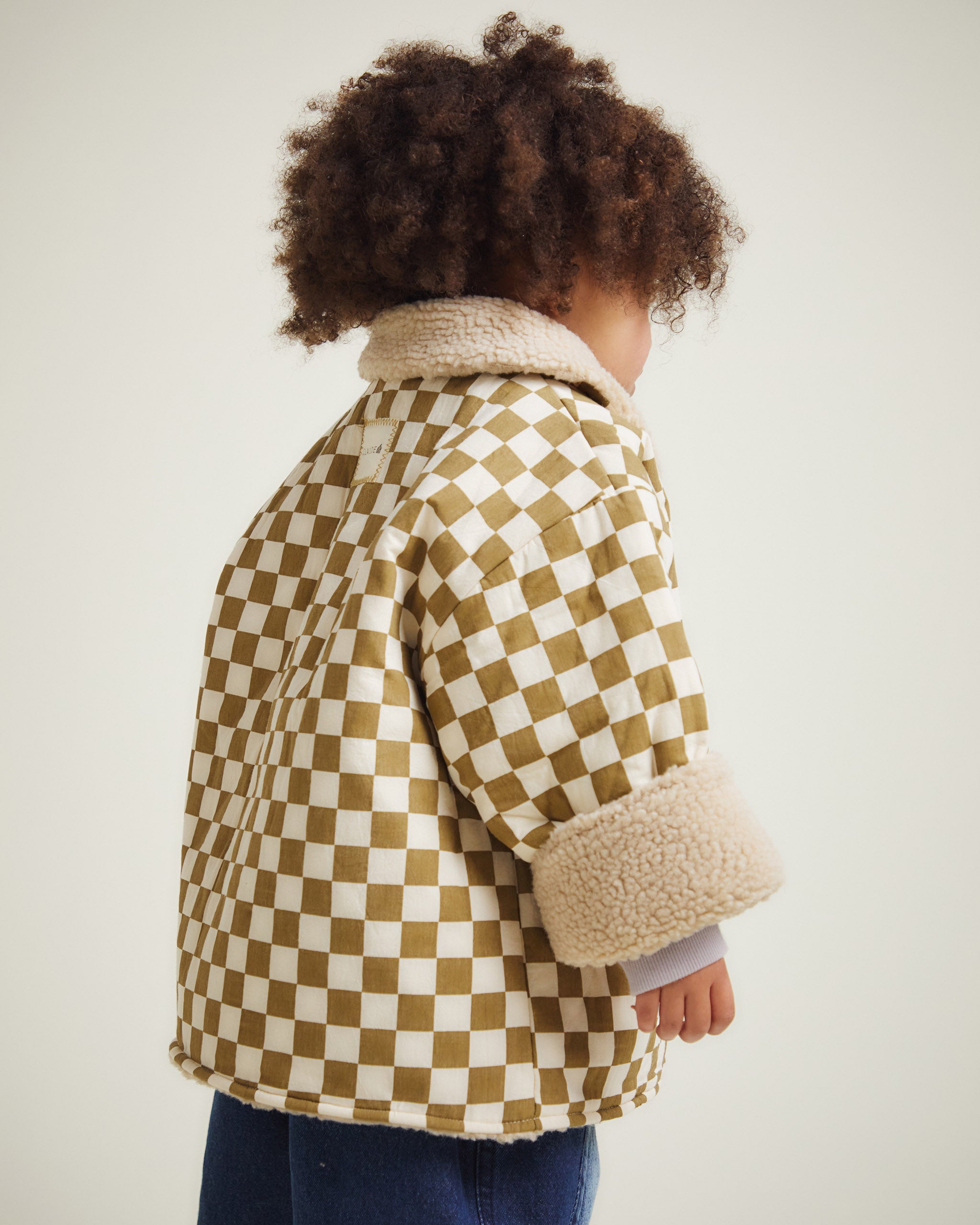 Emery Coco Checkerboard Coat – Claude & Co