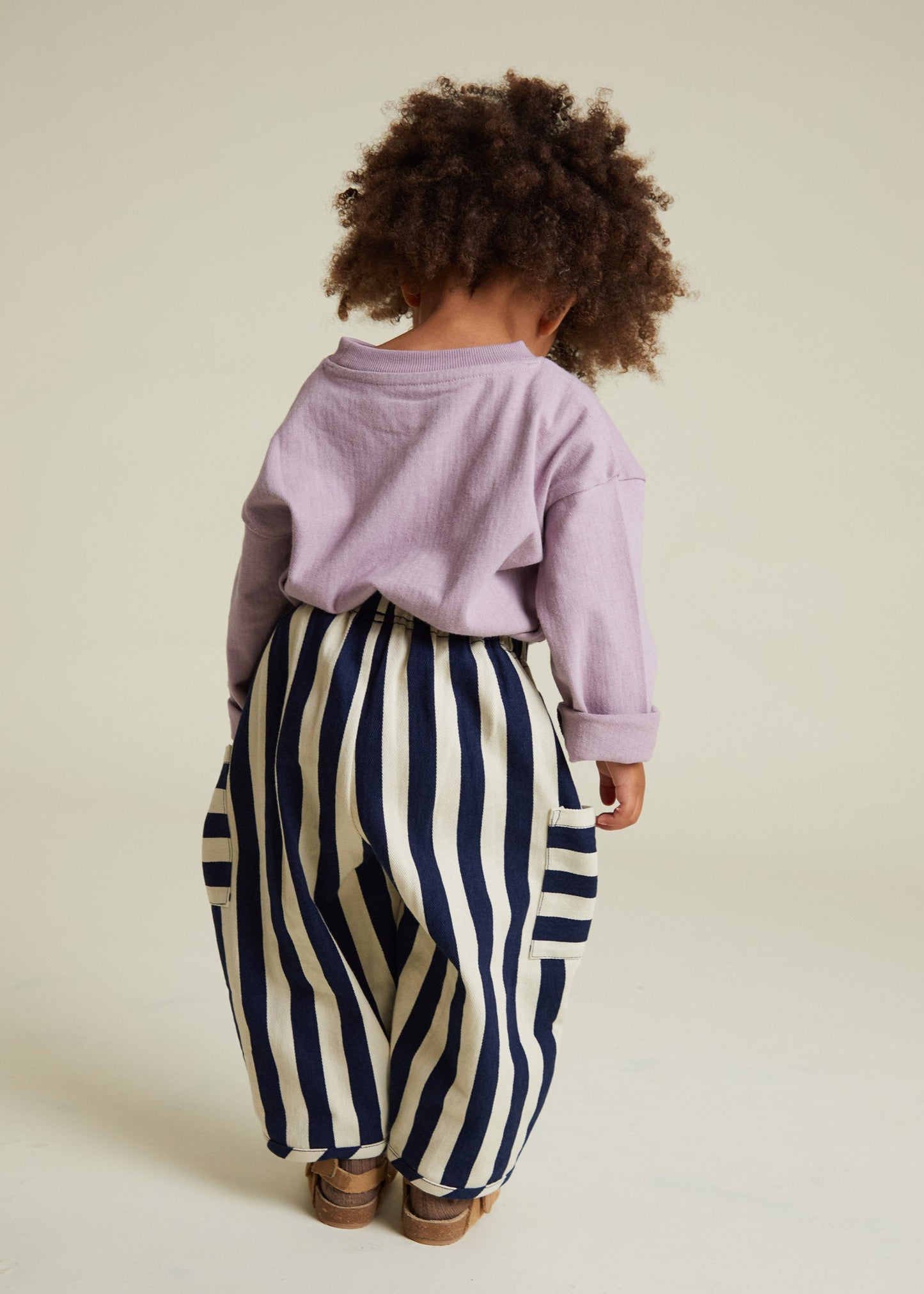 Emerson Midnight Stripe Trouser - back