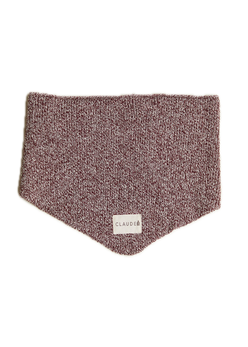 Hady Coco Knit Neckerchief - flat lay - back