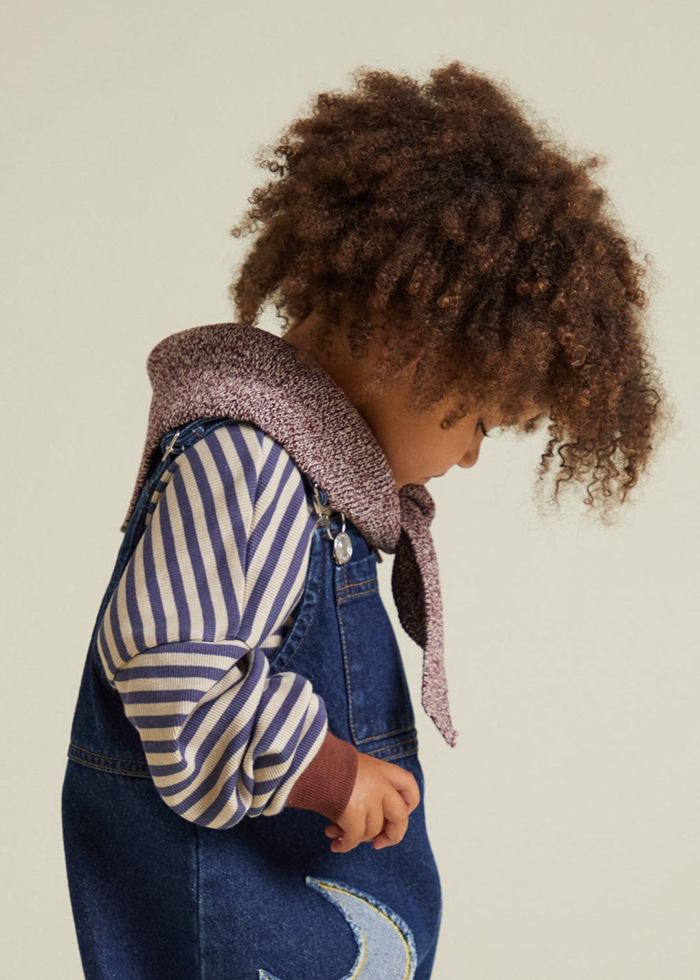 Hady Coco Knit Neckerchief - side