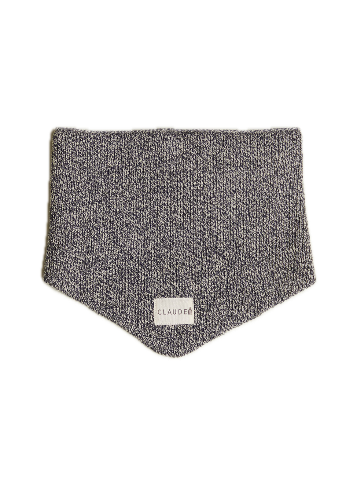 Hady Midnight Knit Neckerchief - flat lay - back