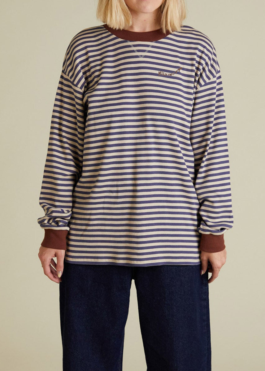 Jamie Inky Stripe Tee Adult - front tee