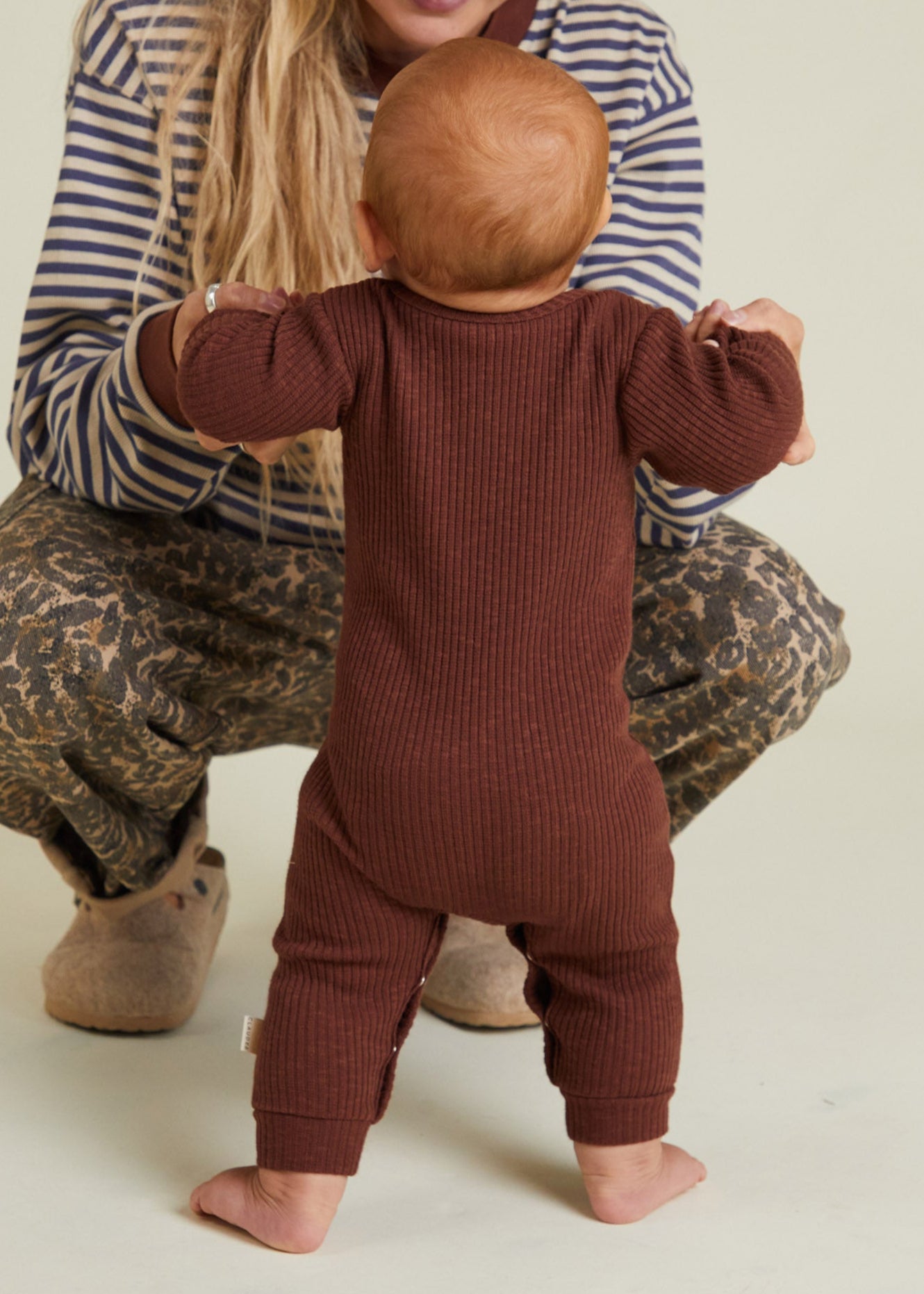 Milking It Onesie Plum - back