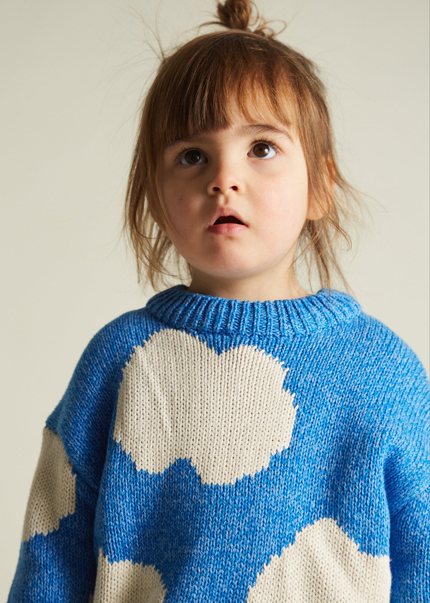 Ottie Sky Cloud Sweater - detail front