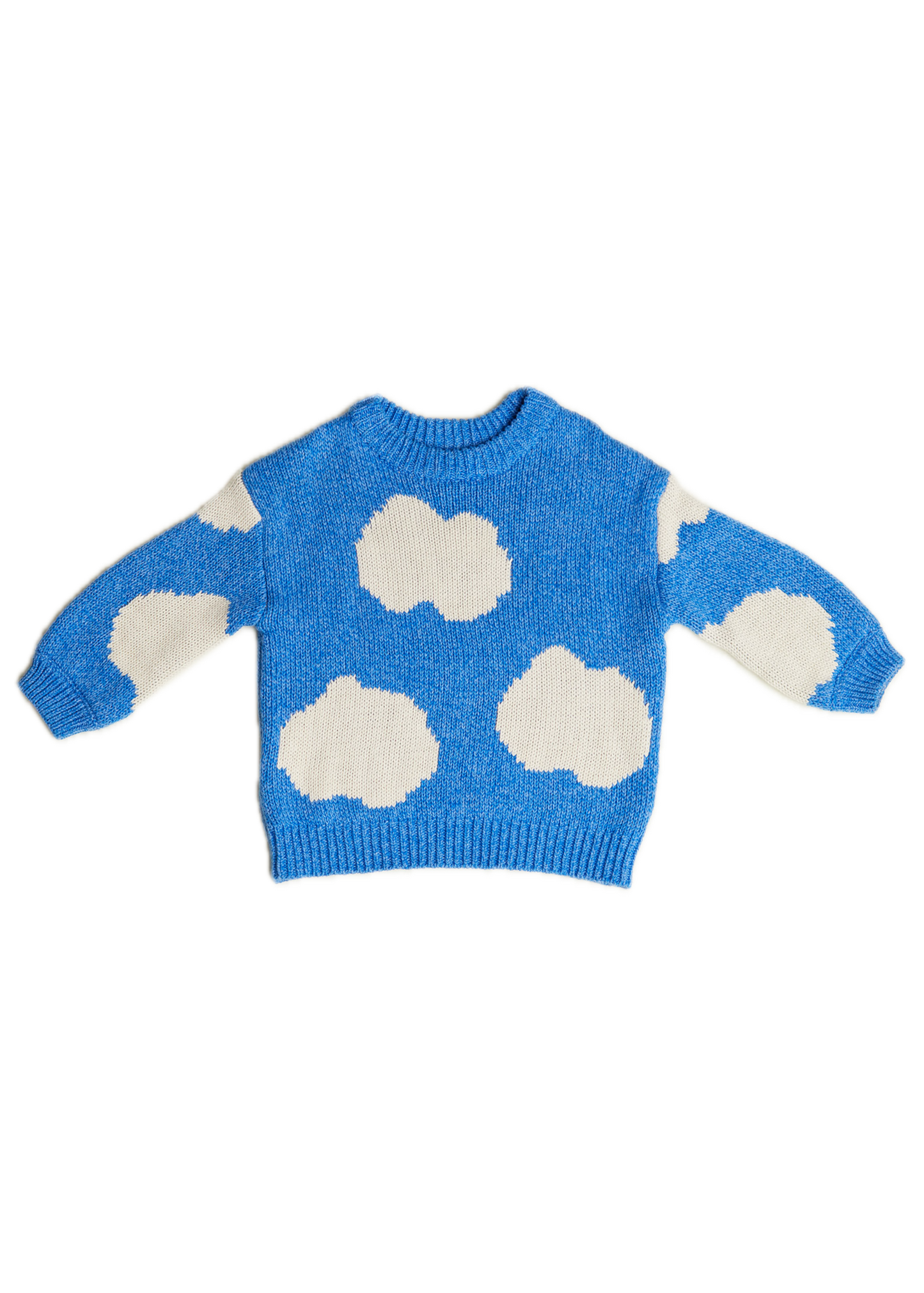 Ottie Sky Cloud Sweater - flat lay - front