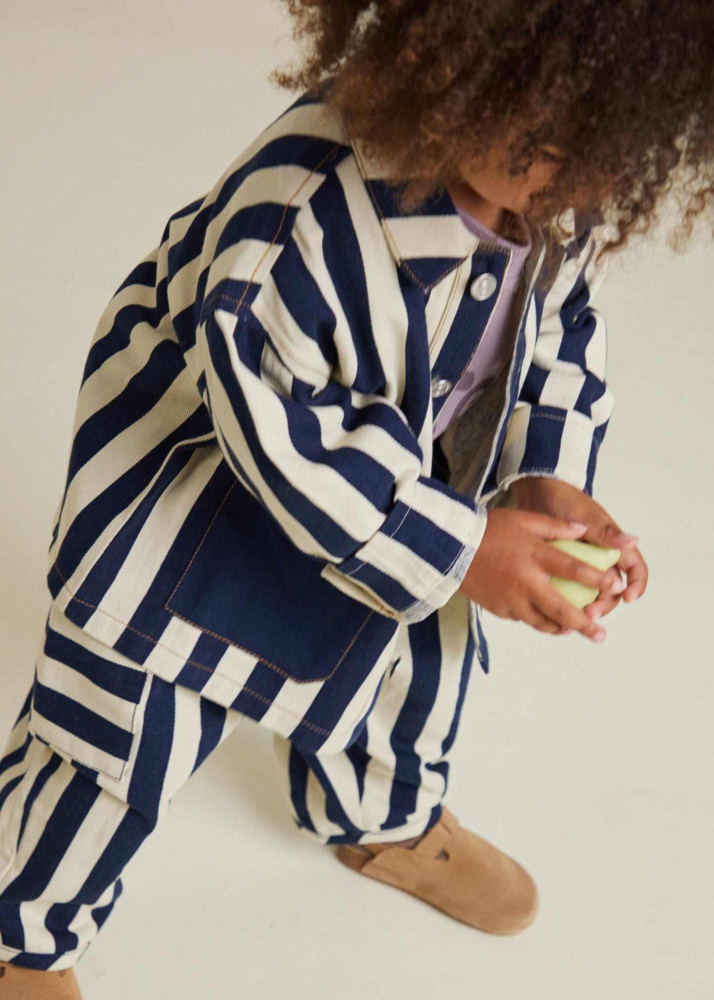 Rori Midnight Stripe Jacket - close