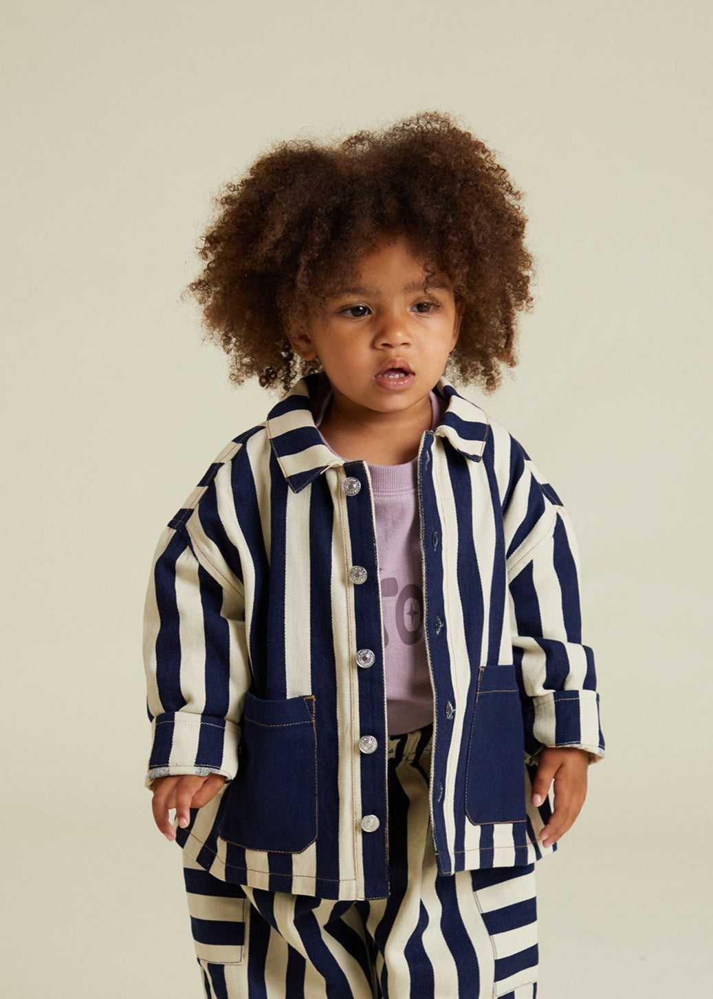 Rori Midnight Stripe Jacket - open