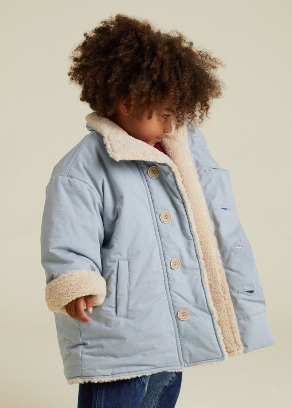 Ryder Sky Long Line Coat - side