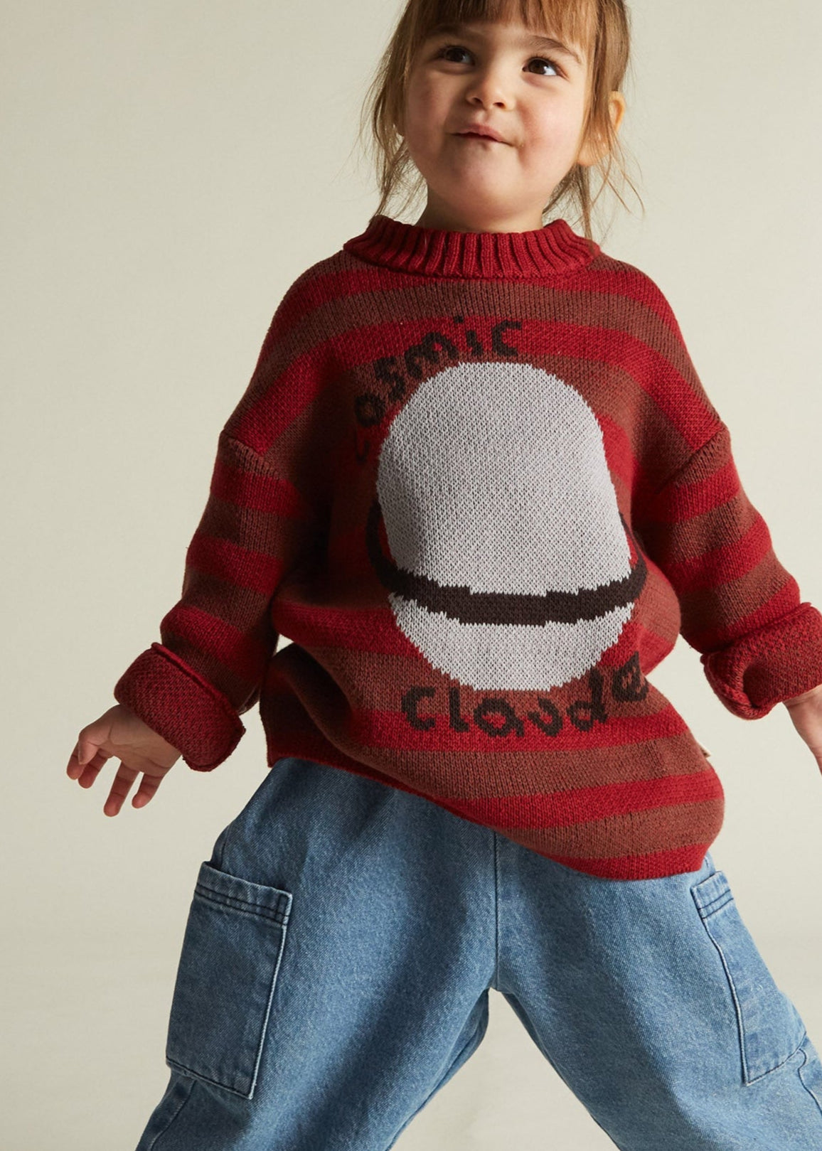 Saturn Maroon Sweater - full