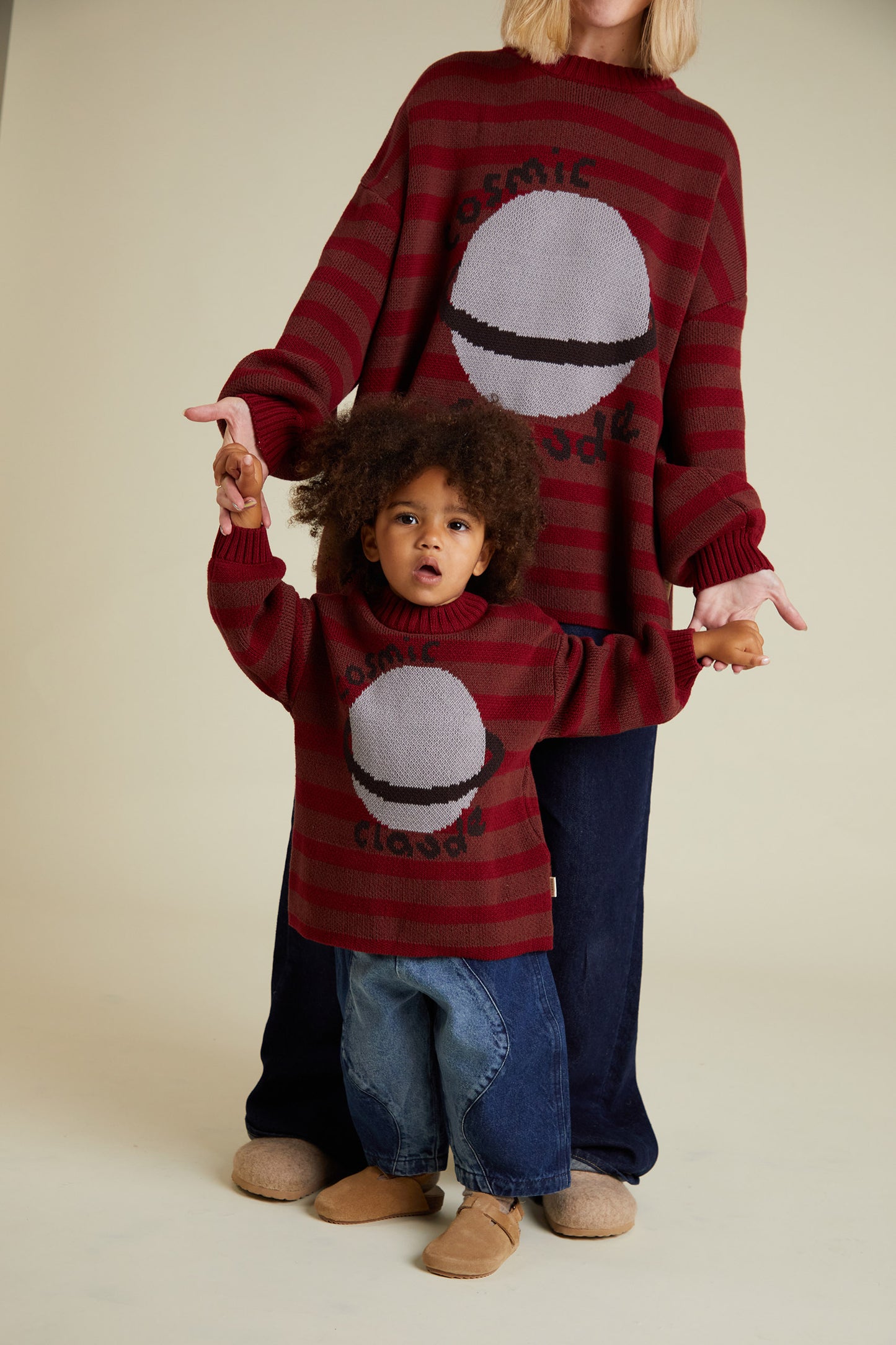 Saturn Maroon Sweater - matching
