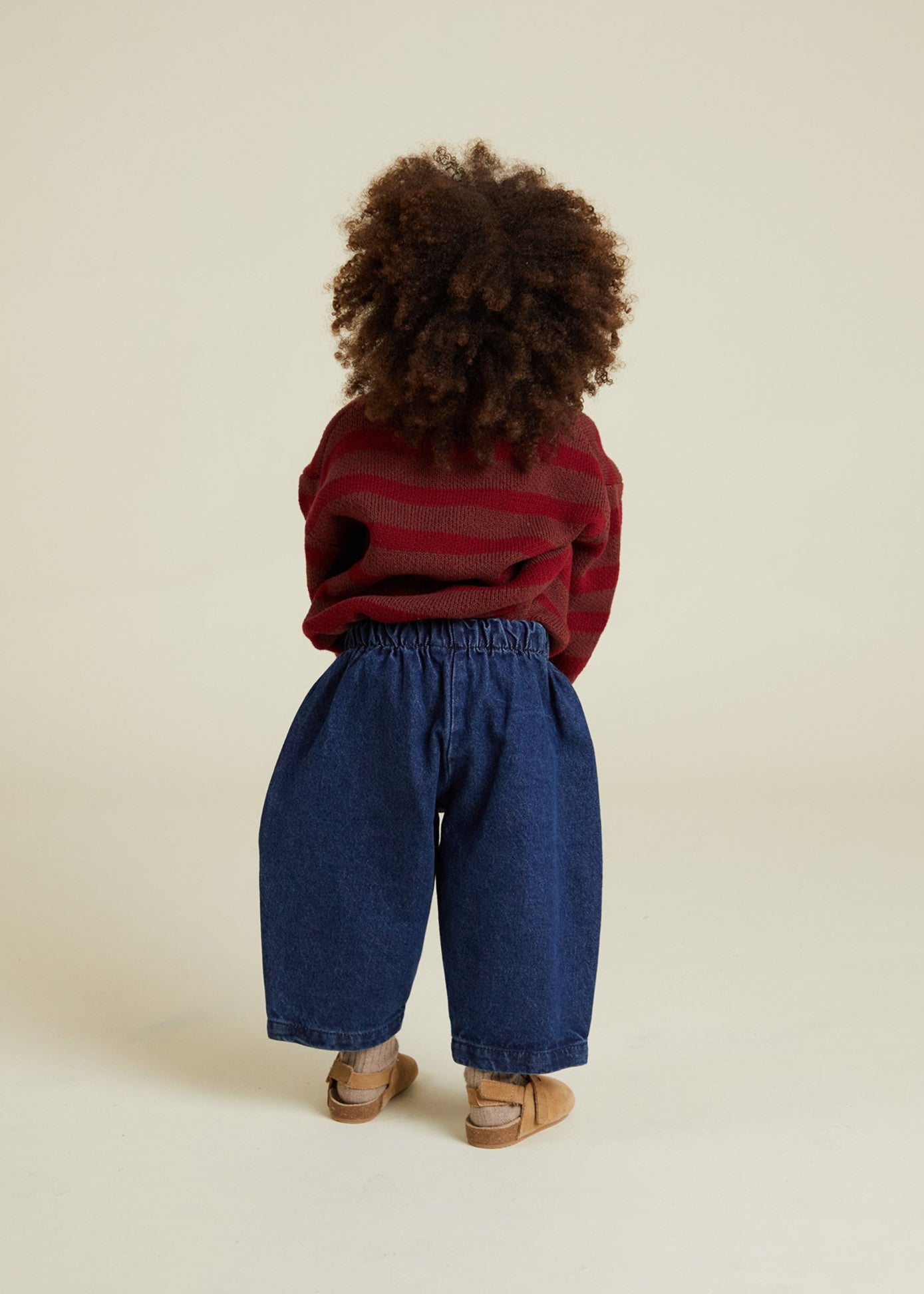 Wave Denim Trouser - back