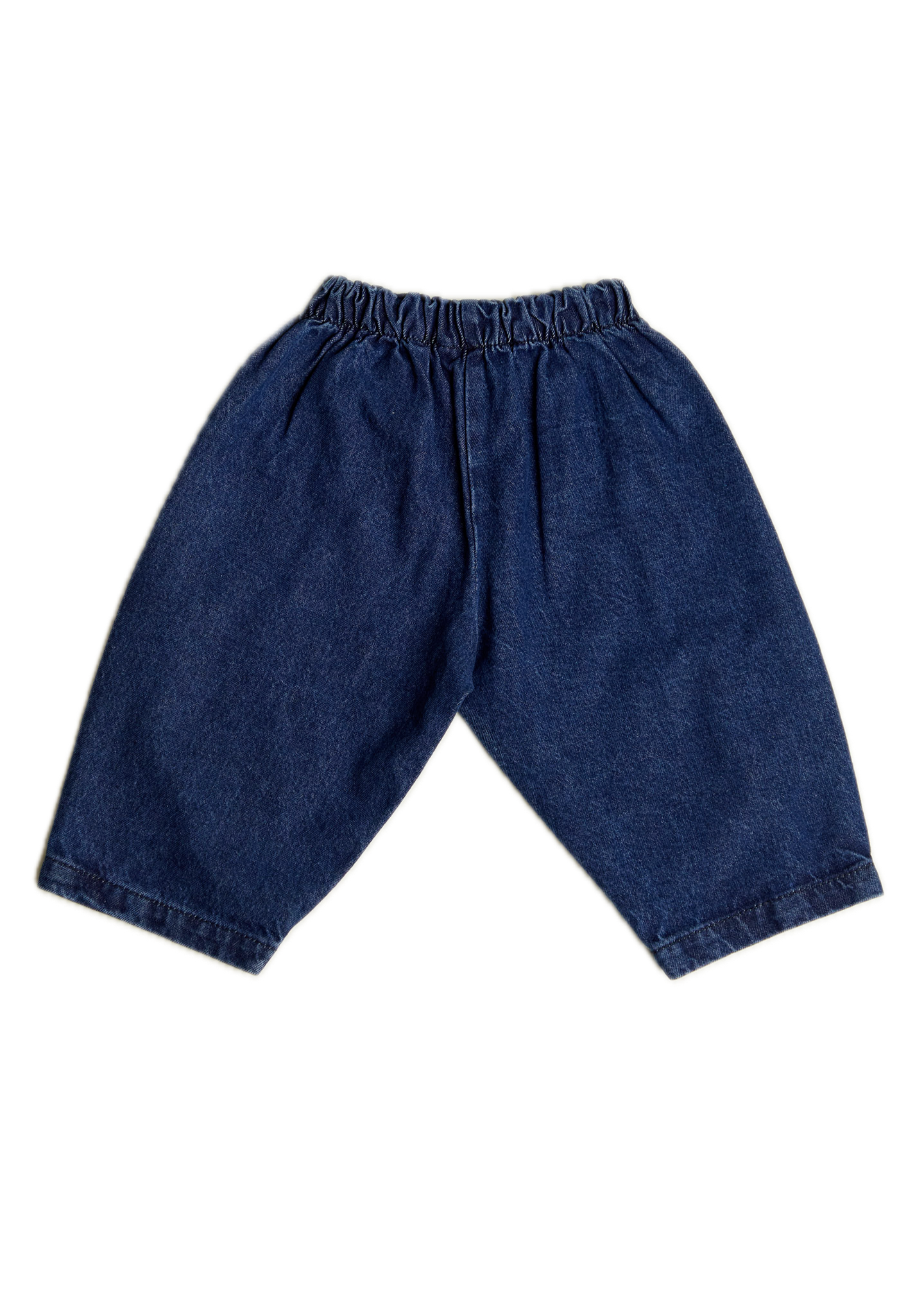 Wave Denim Trouser - flat lay - back