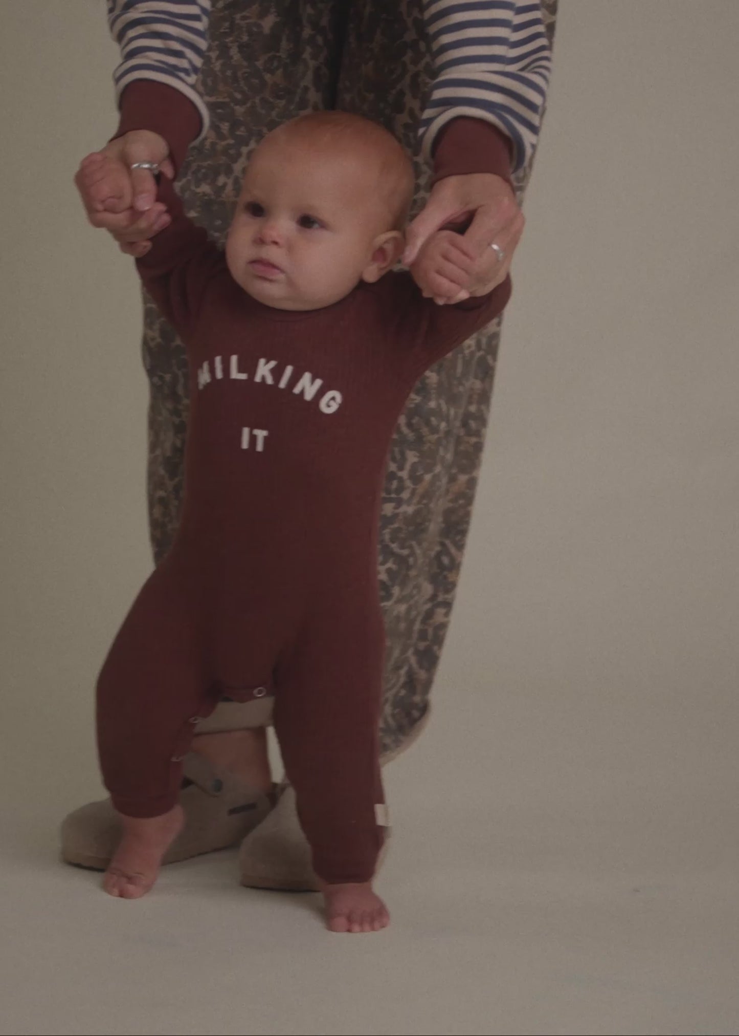 Milking It Onesie Plum - PDP video