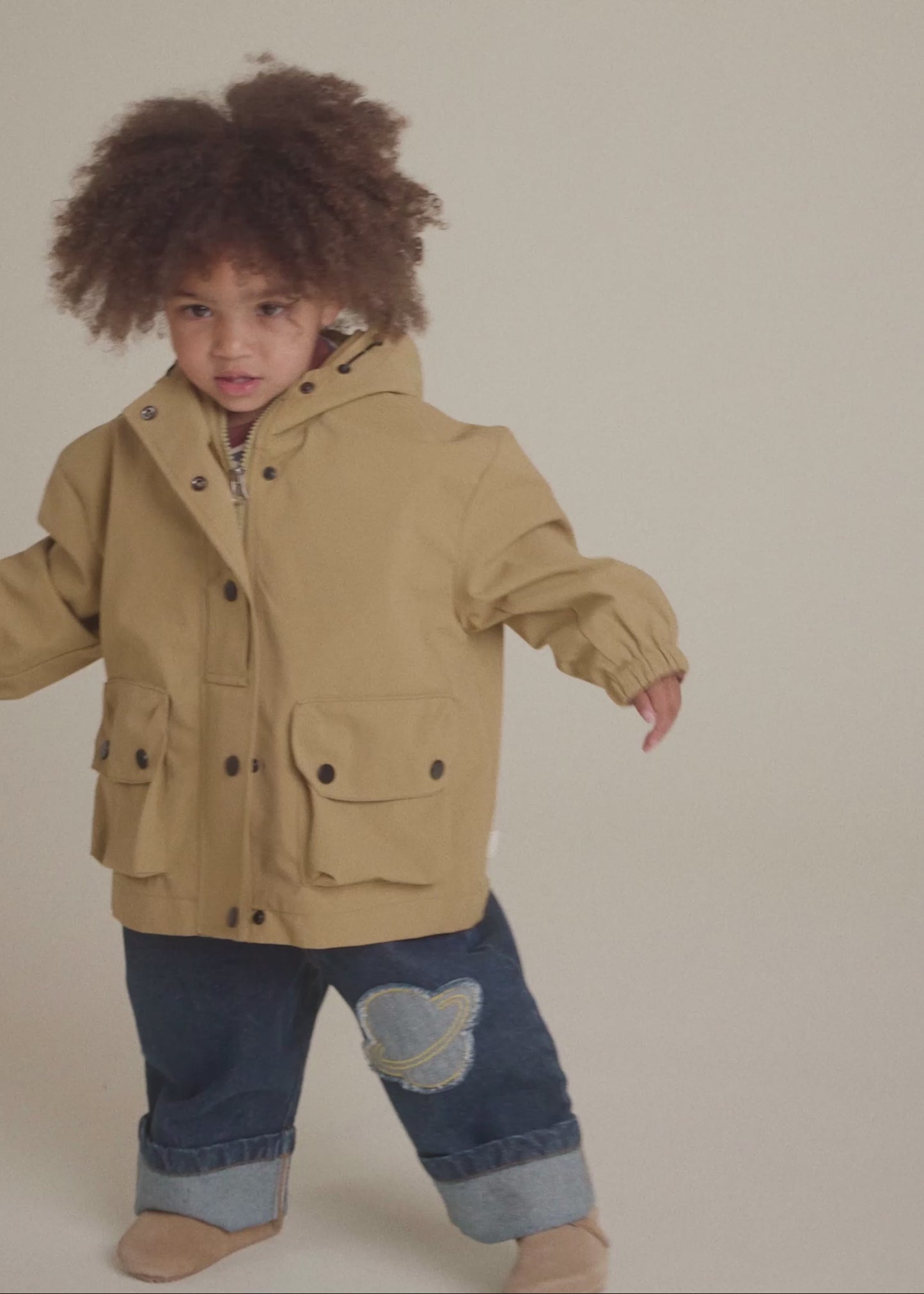 Brooke Honey Rain Jacket - PDP video