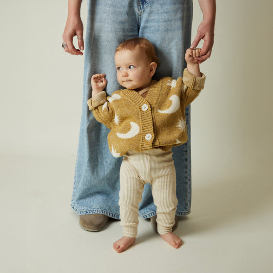 Baby Cozmo Cardigan Golden