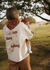 Rue Long Sleeve Ribbit Relaxed Tee Adult