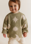 Cozmo Matcha Moon Star Sweater Baby