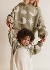 Cozmo Matcha Moon Star Sweater Adult
