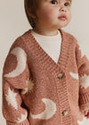 Cozmo Russet Moon Star Cardigan Baby