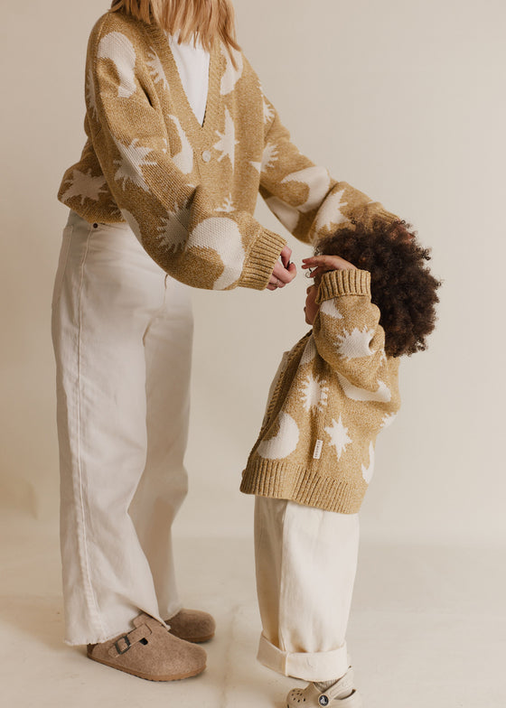 Cozmo Golden Moon Star Cardigan