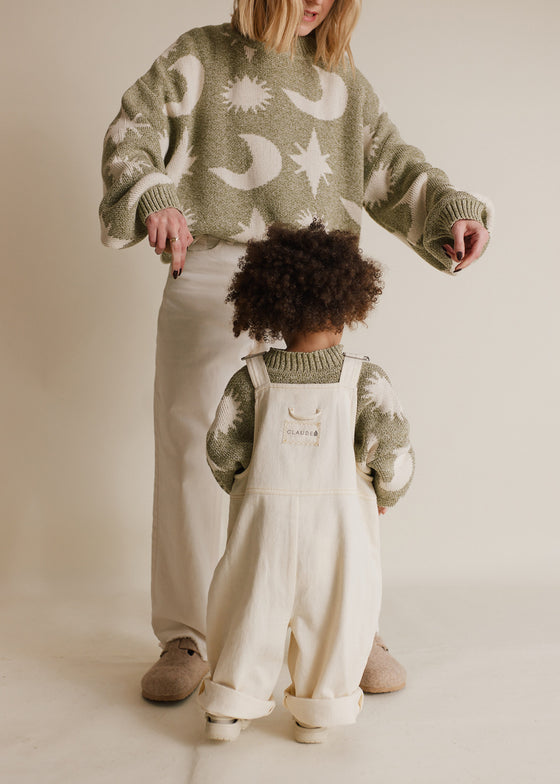 Cozmo Matcha Moon Star Sweater