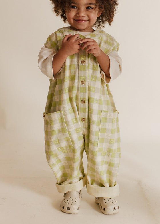 Charlie Gingham Overall