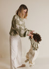 Cozmo Matcha Moon Star Sweater Adult