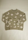 Cozmo Matcha Moon Star Sweater Adult