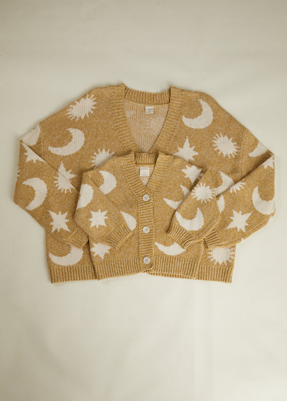 Cozmo Golden Moon Star Cardigan