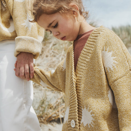 Cozmo Golden Cardigan