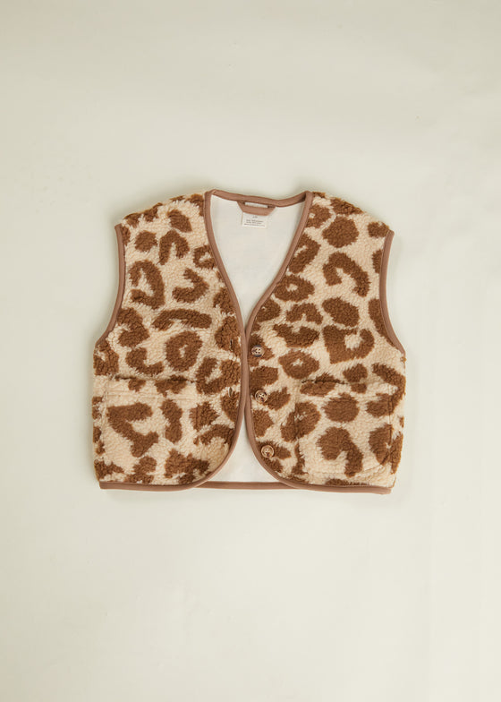 Alma Leopard Gilet