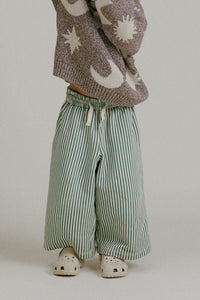 Roda Pine Stripe Wide Leg Jogger