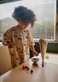 Opal Cherry Romper Tee