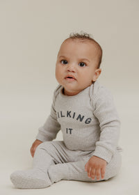 Milking It Grey Marl Bodysuit