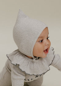 Pixie Grey Marl Bonnet