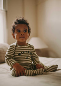 Milking It ® Matcha Stripe Onesie