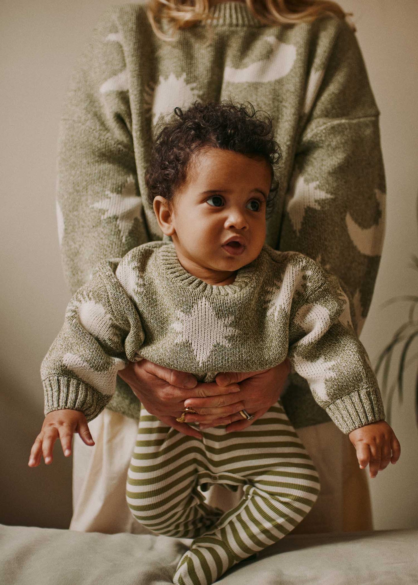 Cozmo Matcha Moon Star Sweater Baby