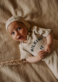 Milking It ® Oat Short Sleeve Bodysuit